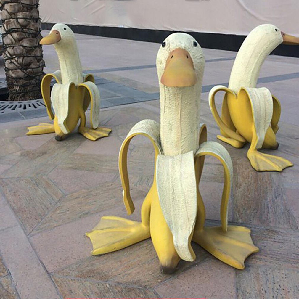 Home Decor On Sale - Banana Duck Decorazioni da giardino creative