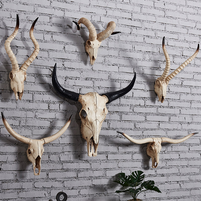 Home Decor On Sale - Teschio di mucca artificiale Teschio di