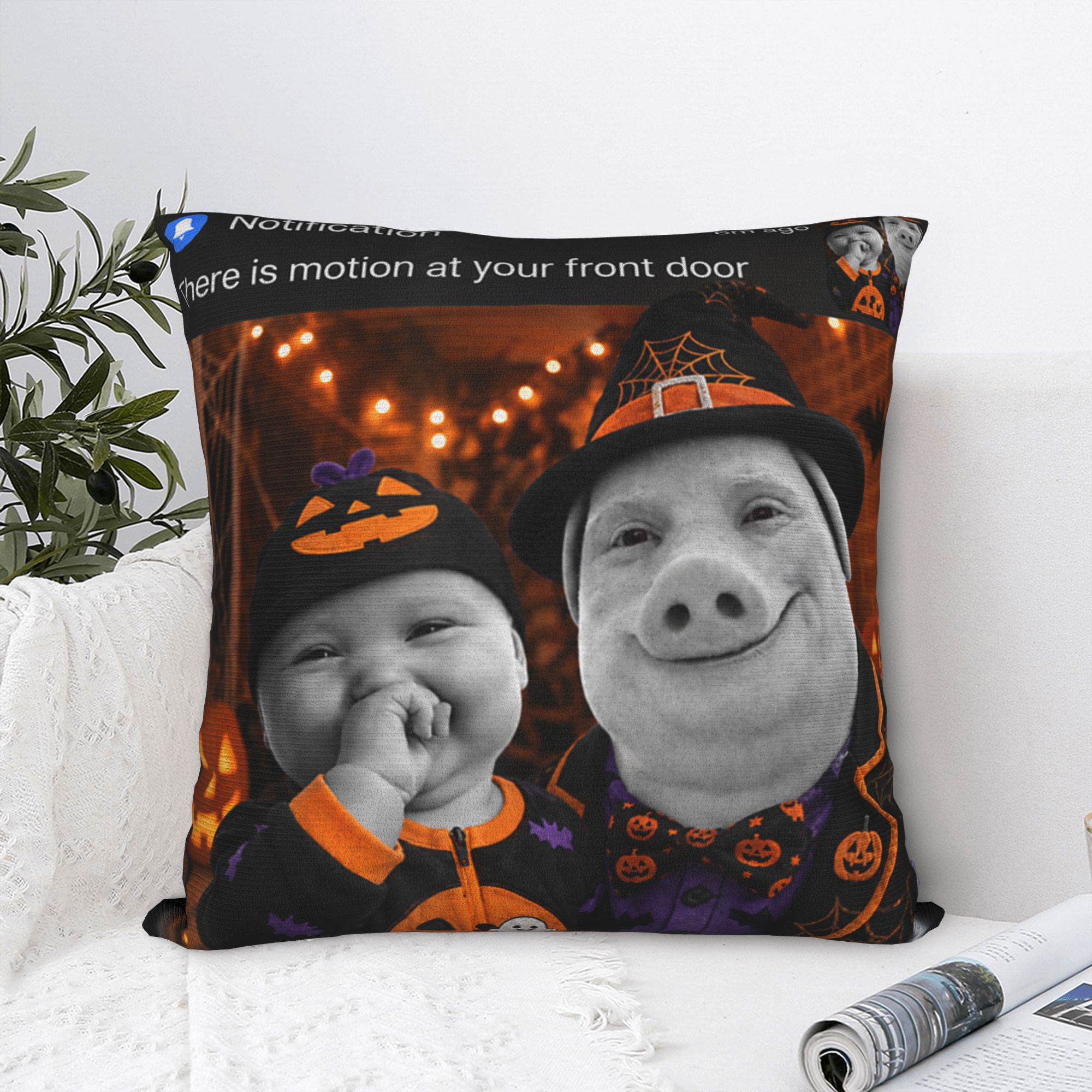 Home Decor Ai Free - Divertente Federa per Cuscino con Meme