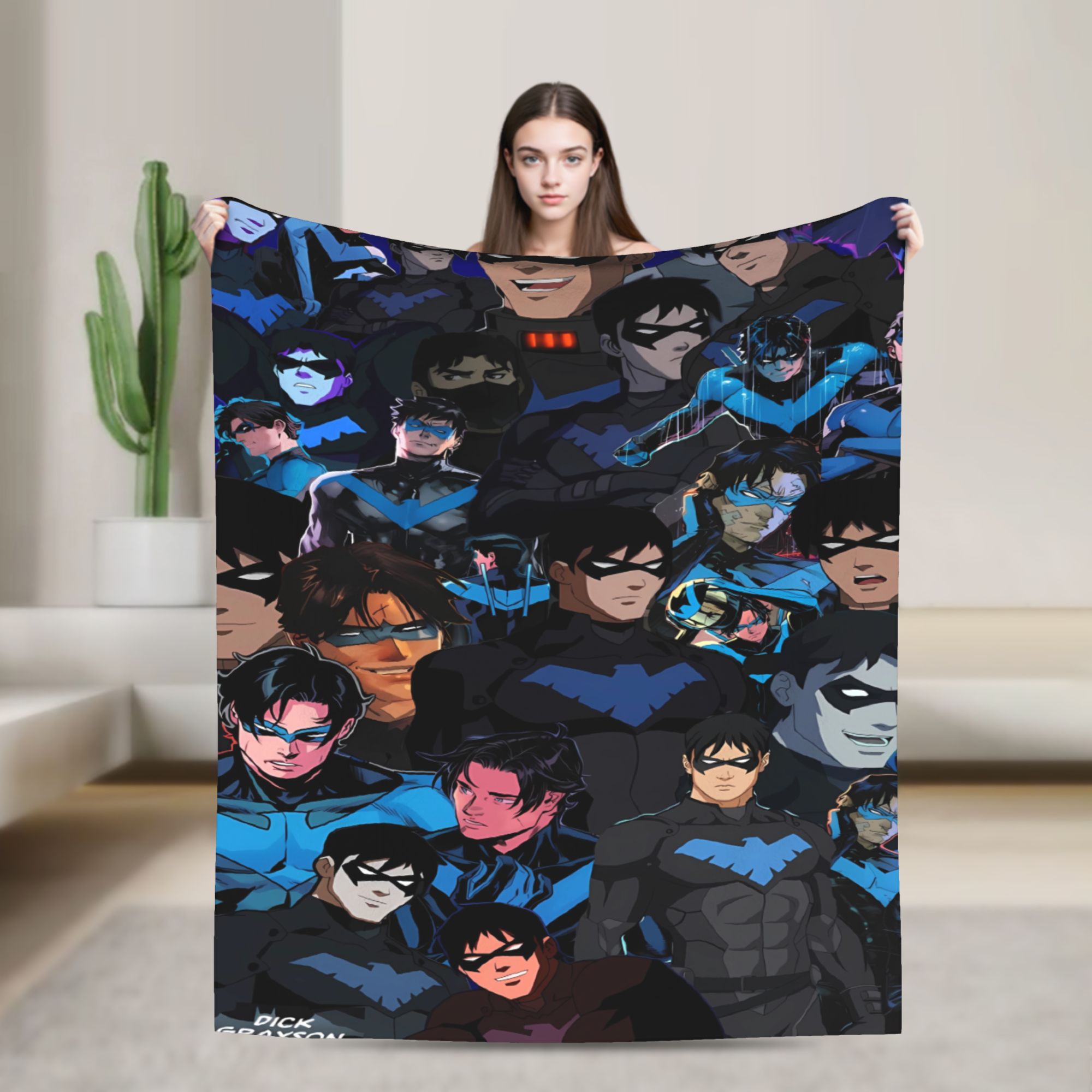 Home Decor Fallout 4 - Coperta Dicks Nightwing Graysons Coperta calda
