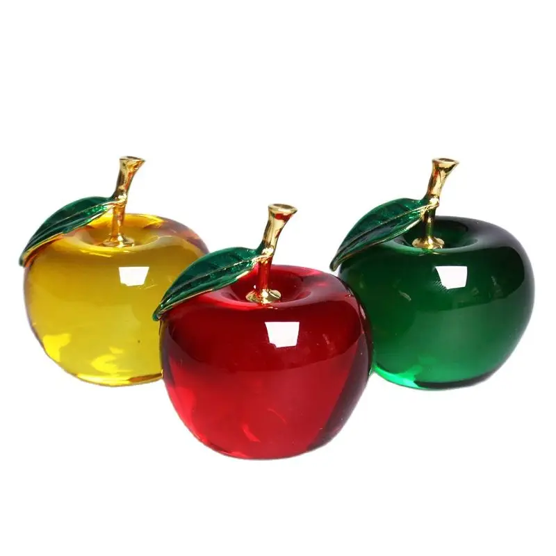 Home Decor On Sale - 1 pezzo di mela di cristallo