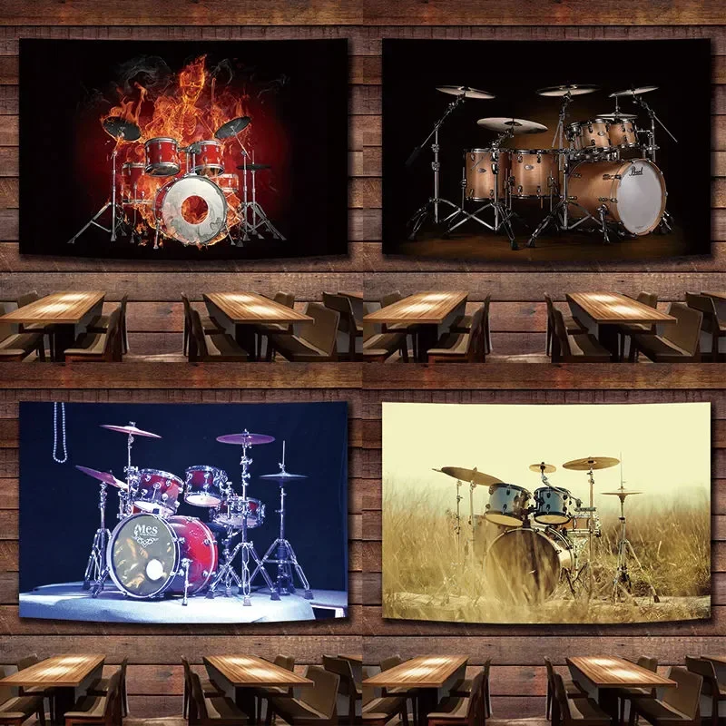 Home Decor Ikea - Kit batteria Musica rock Art Poster