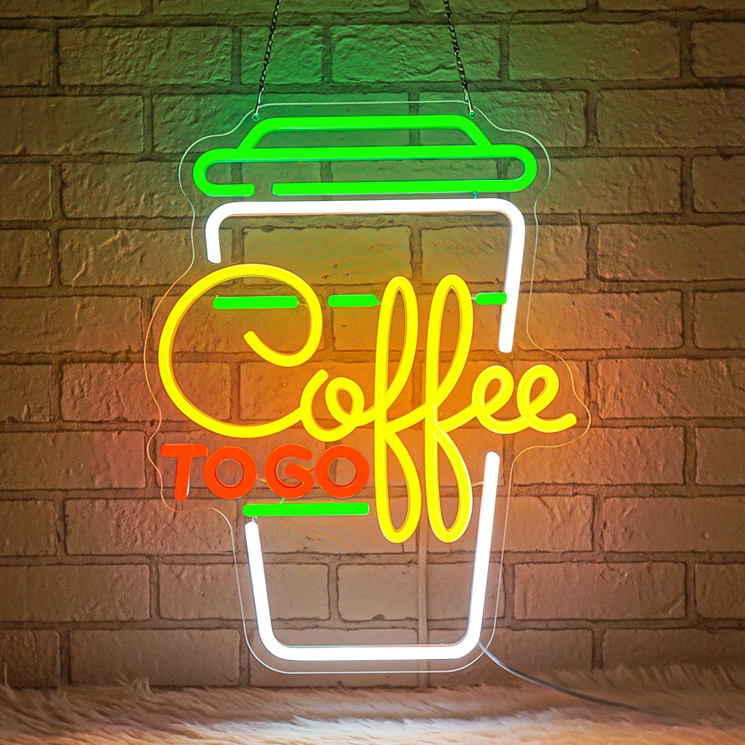 Home Decor Kitchen - Insegna al Neon per Caffè, Luci