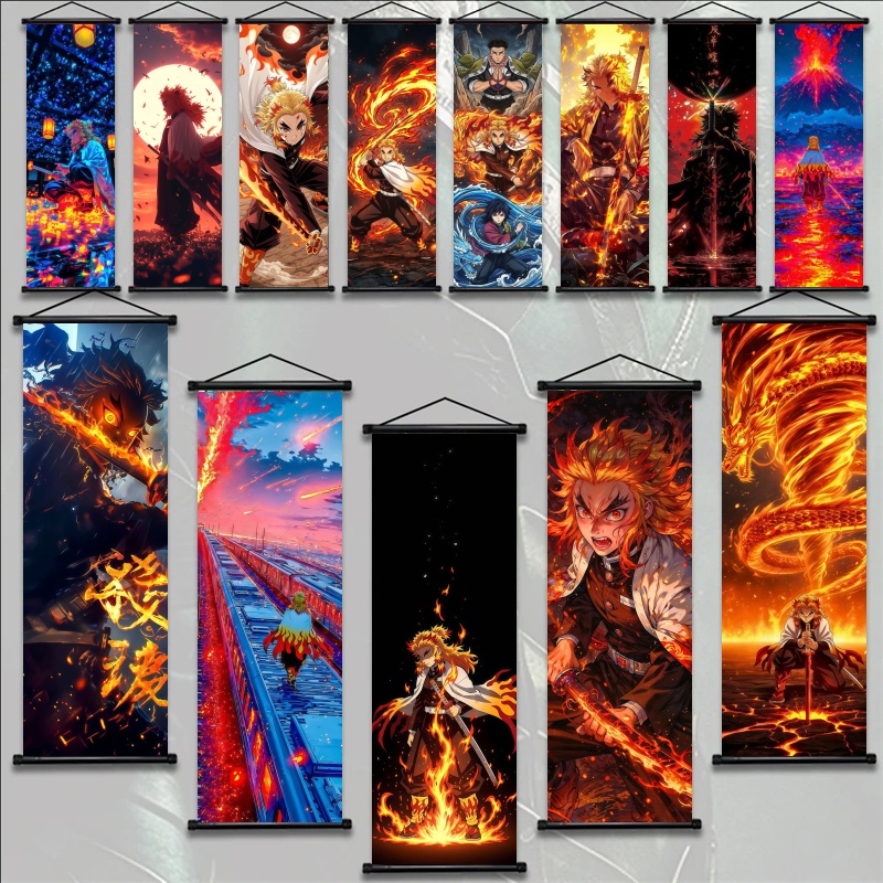 Home Decor Retailers - Demon Slayer Kyojuro Rengoku Stampa HD