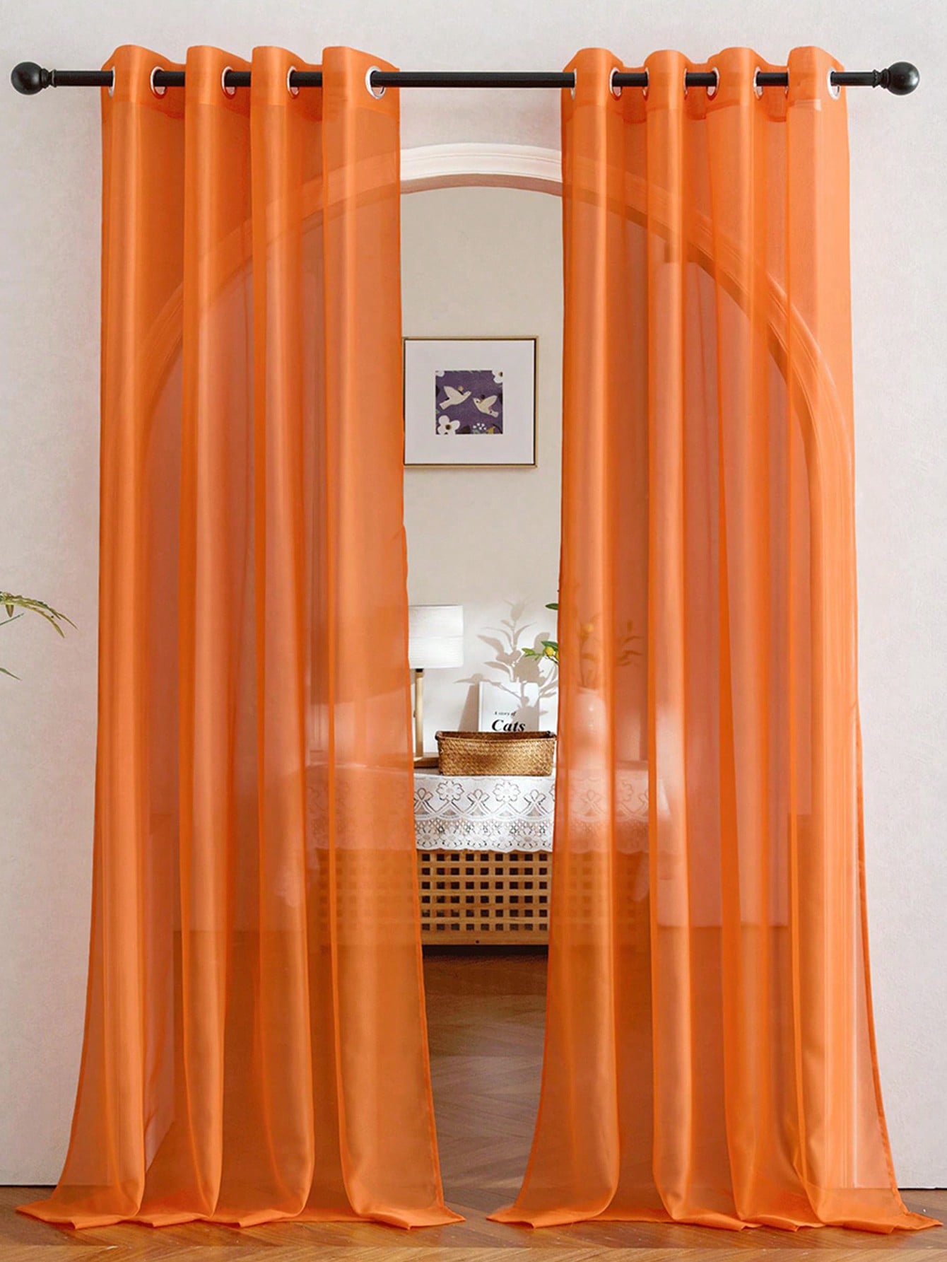 Home Decor Curtain - 1 pz Elegante Tenda in Organza