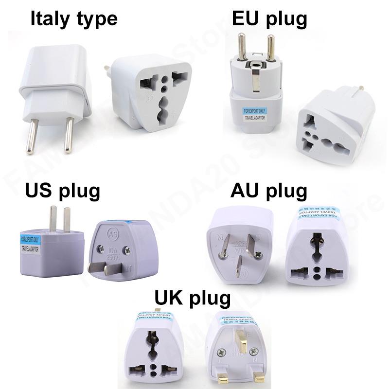 Home Decor Uk - Adattatore Universale per Prese US/UK/AU/DE/Italia, Convertitore