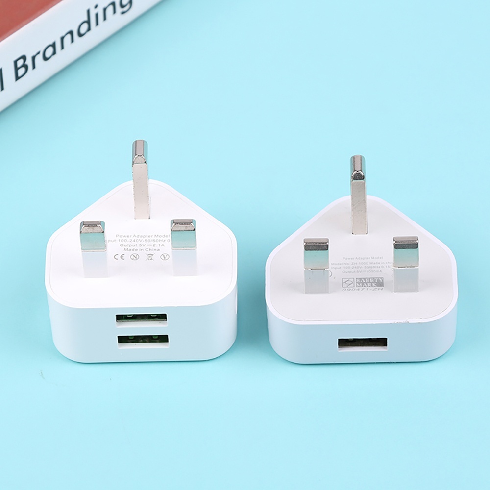 Home Decor Uk - Adattatore caricabatterie da muro 2in1 USB