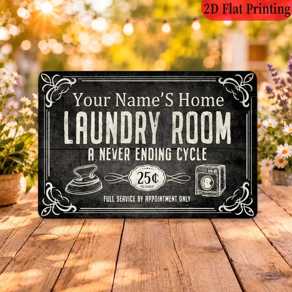 Insegna per lavanderia con nom - Home Decor Kitchen recensione e prezzo