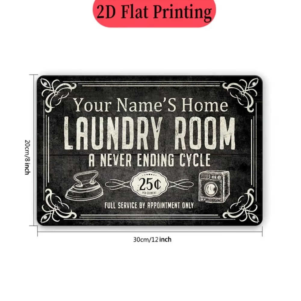 Insegna per lavanderia con nom - Home Decor Kitchen recensione e prezzo
