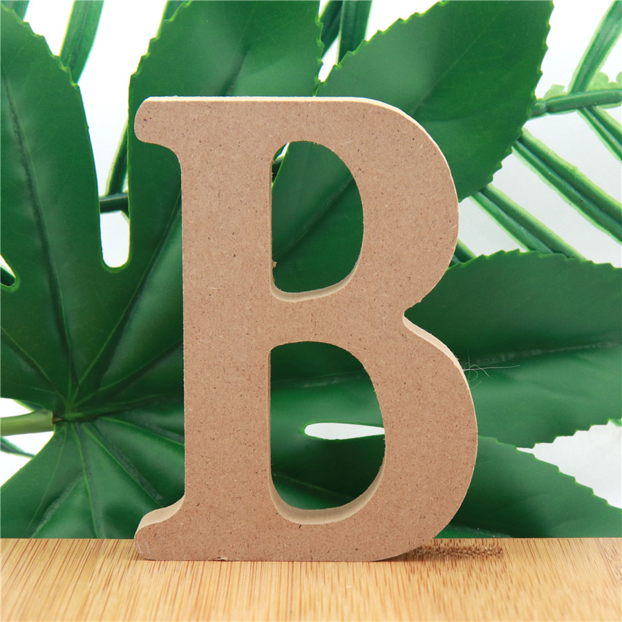1 pz 10 cm Colore Legno Letter - Home Decor On Sale recensione e prezzo