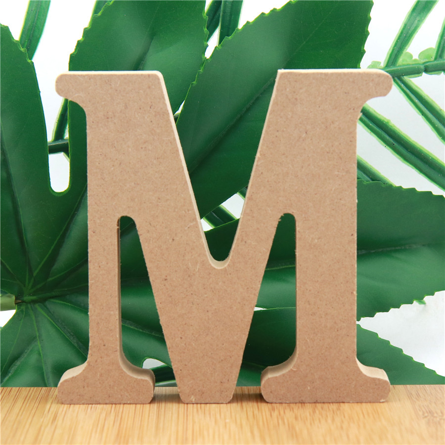 1 pz 10 cm Colore Legno Letter - Home Decor On Sale recensione e prezzo