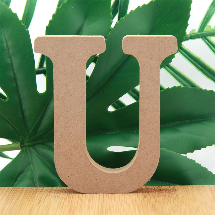 1 pz 10 cm Colore Legno Letter - Home Decor On Sale recensione e prezzo