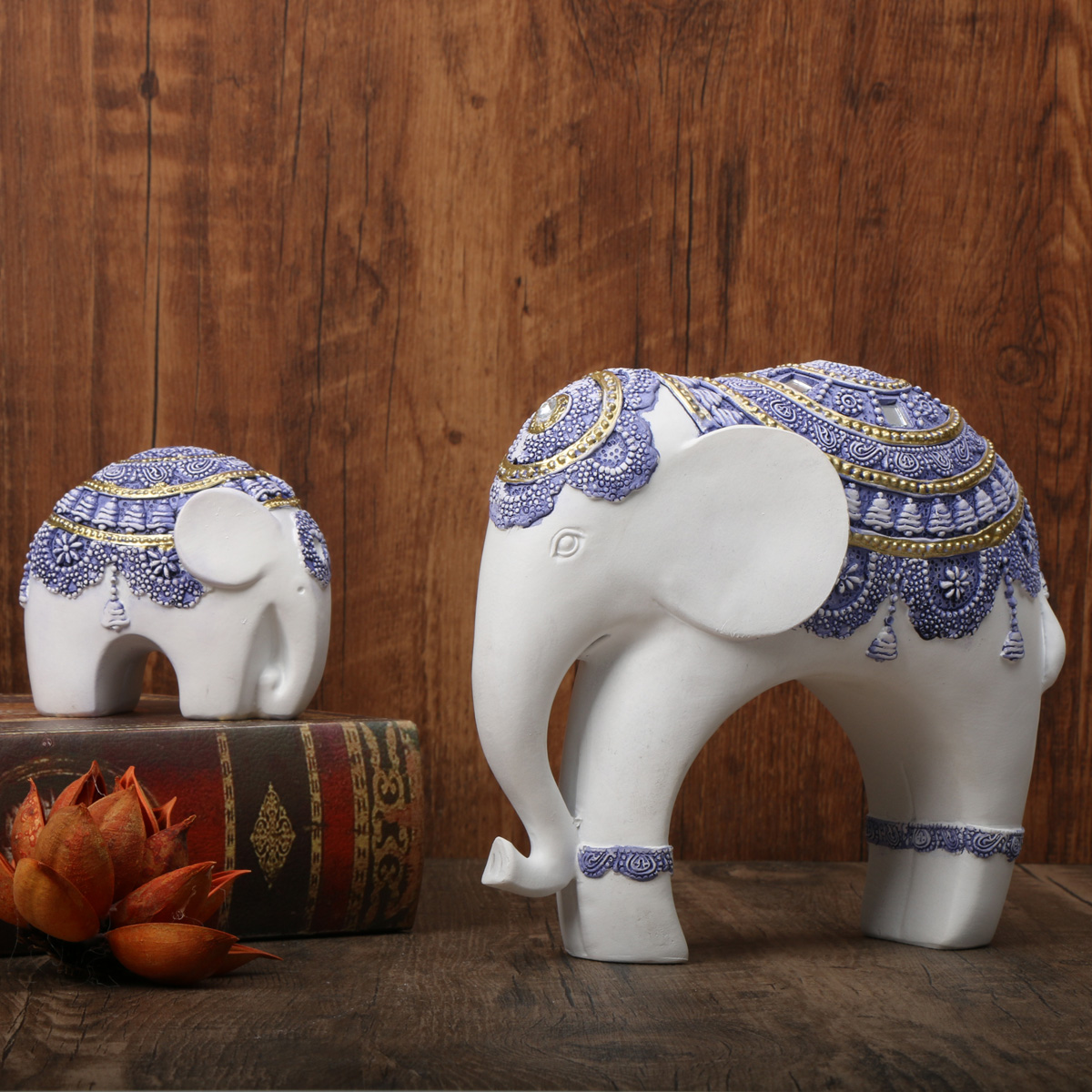 Scultura di elefante Trunk-Up  - Home Decor On Sale recensione e prezzo