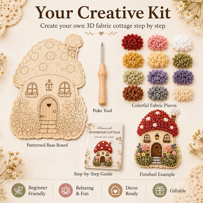 Kit Fai-da-Te Casa dei Funghi  - Home Decor Happy recensione e prezzo