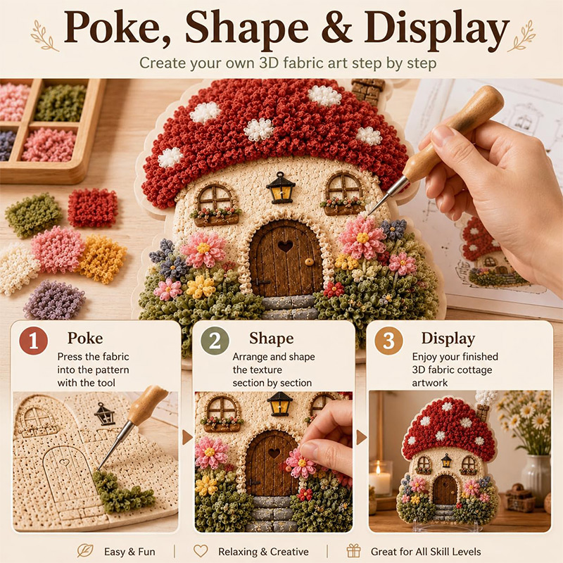 Kit Fai-da-Te Casa dei Funghi  - Home Decor Happy recensione e prezzo