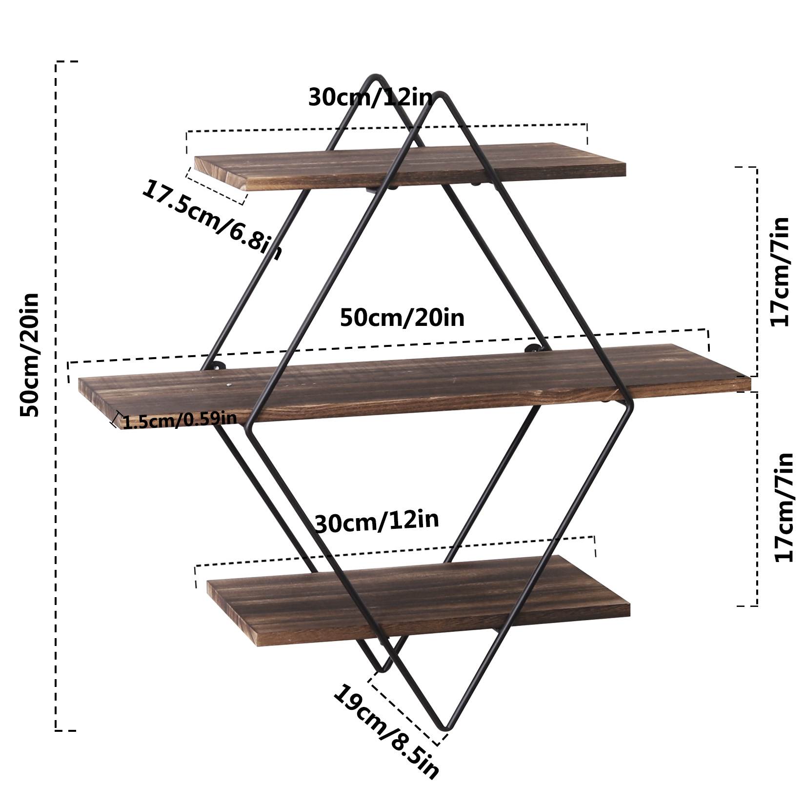 Scaffali galleggianti rustici  - Home Decor Ikea recensione e prezzo