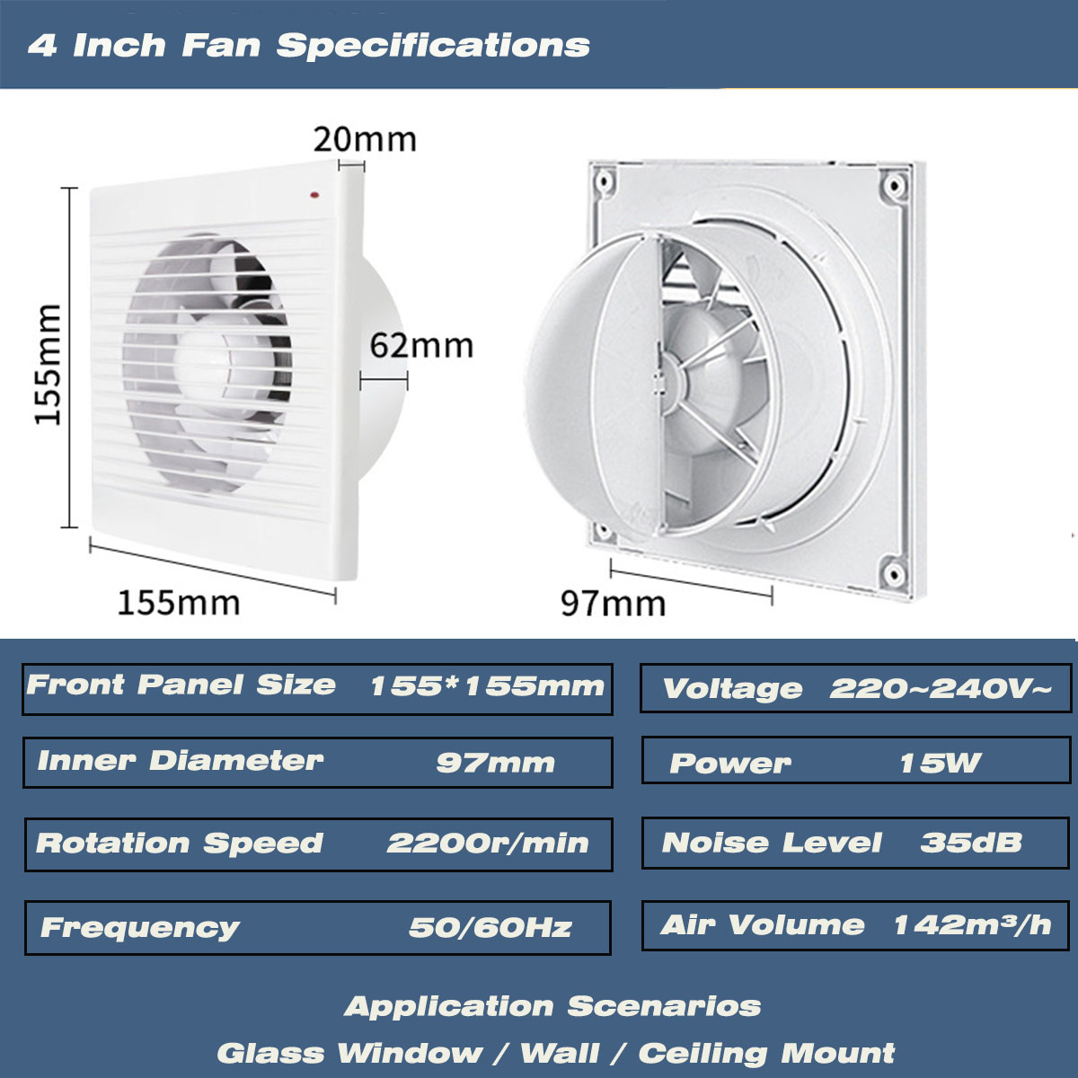 Ventilatore di scarico silenzi - Home Decor Uk recensione e prezzo