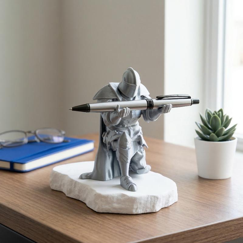 Portapenne Cavaliere in Resina - Home Decor Medieval recensione e prezzo