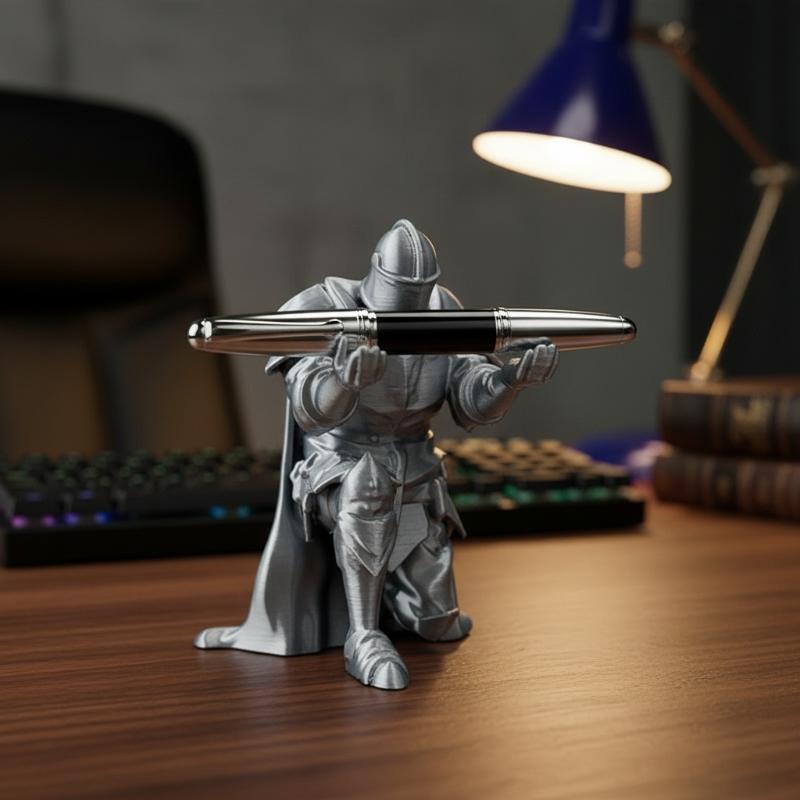 Portapenne Cavaliere in Resina - Home Decor Medieval recensione e prezzo