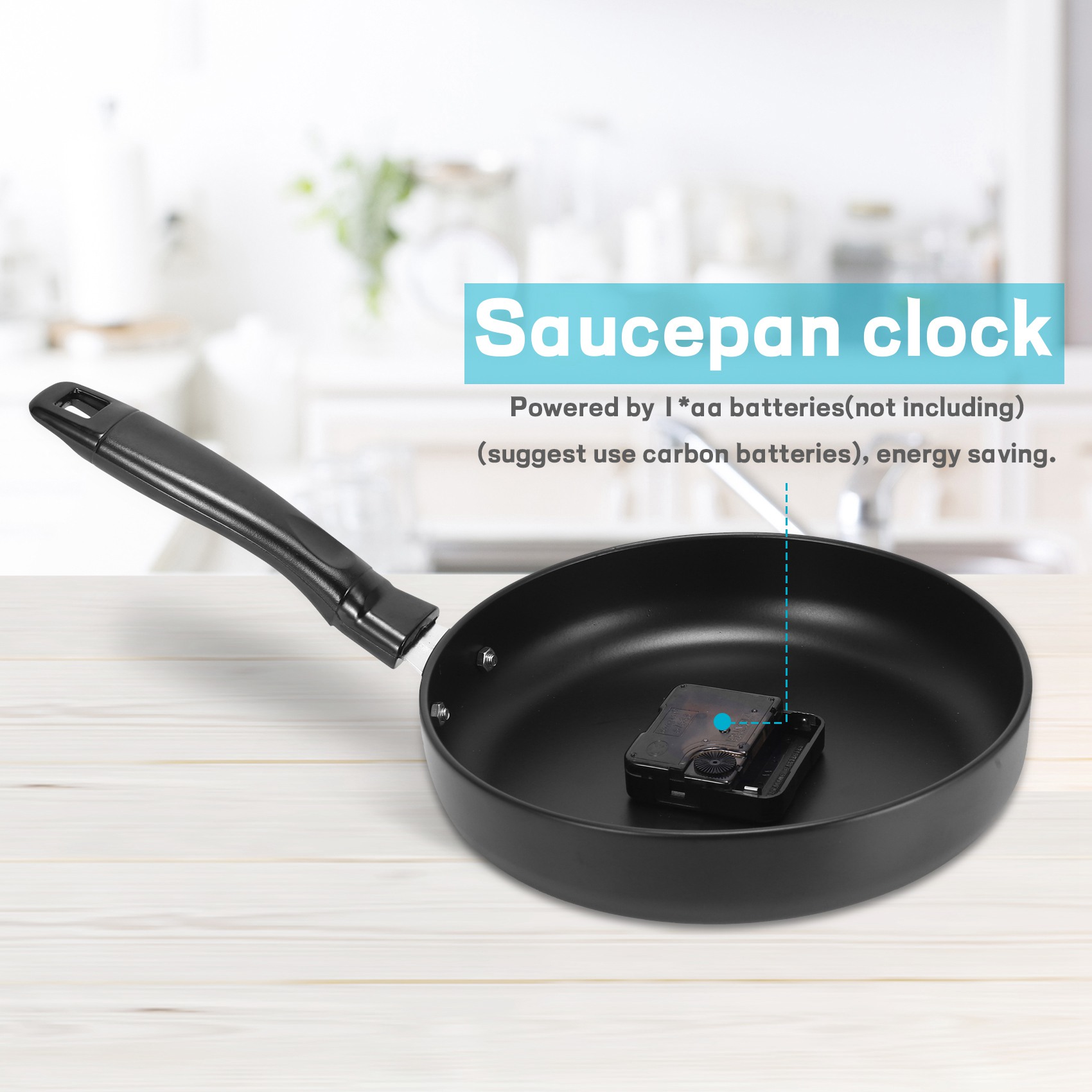 (A95Z) Orologio da Parete a Fo - Home Decor Kitchen recensione e prezzo