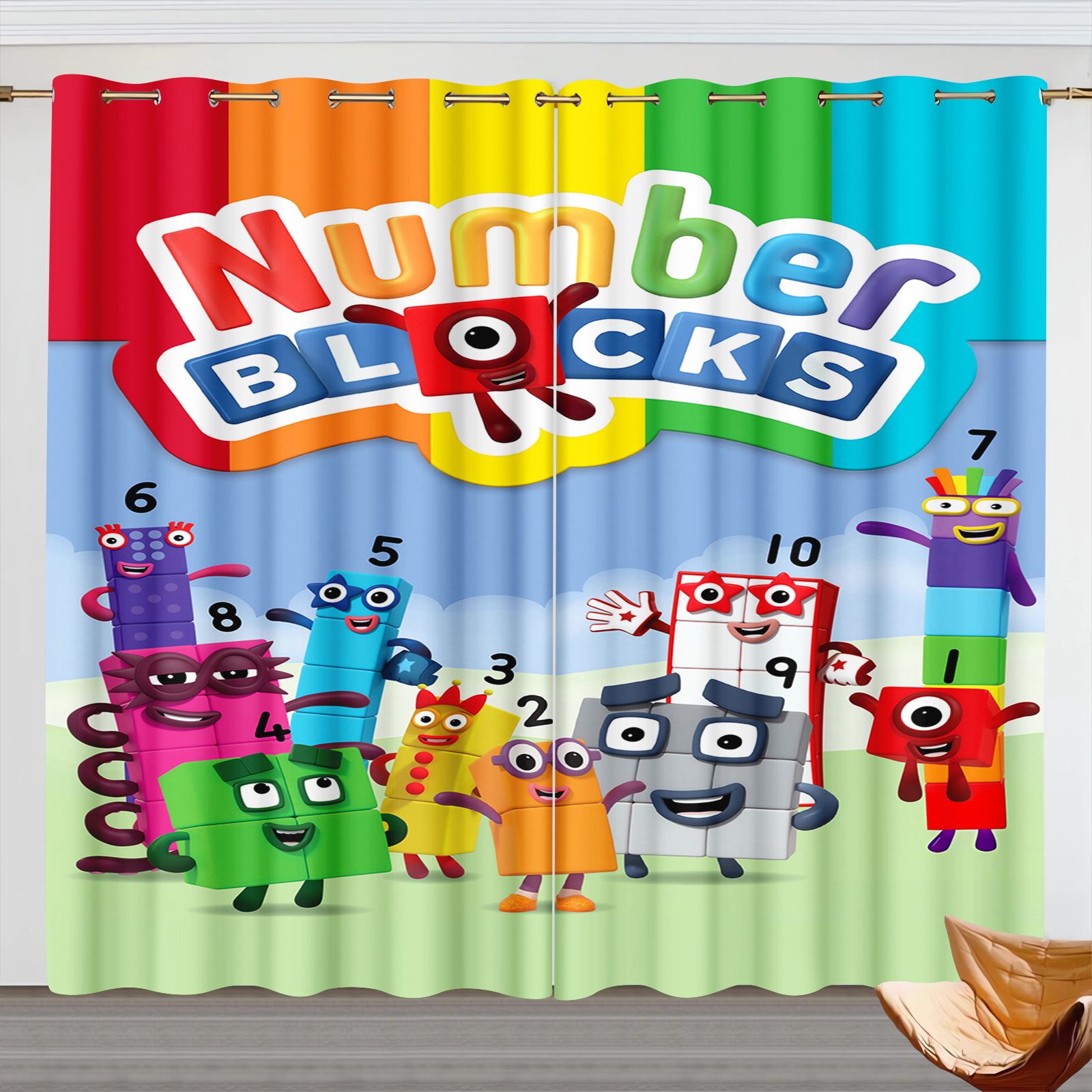 Tende con Personaggi Numberblo - Home Decor Curtain recensione e prezzo