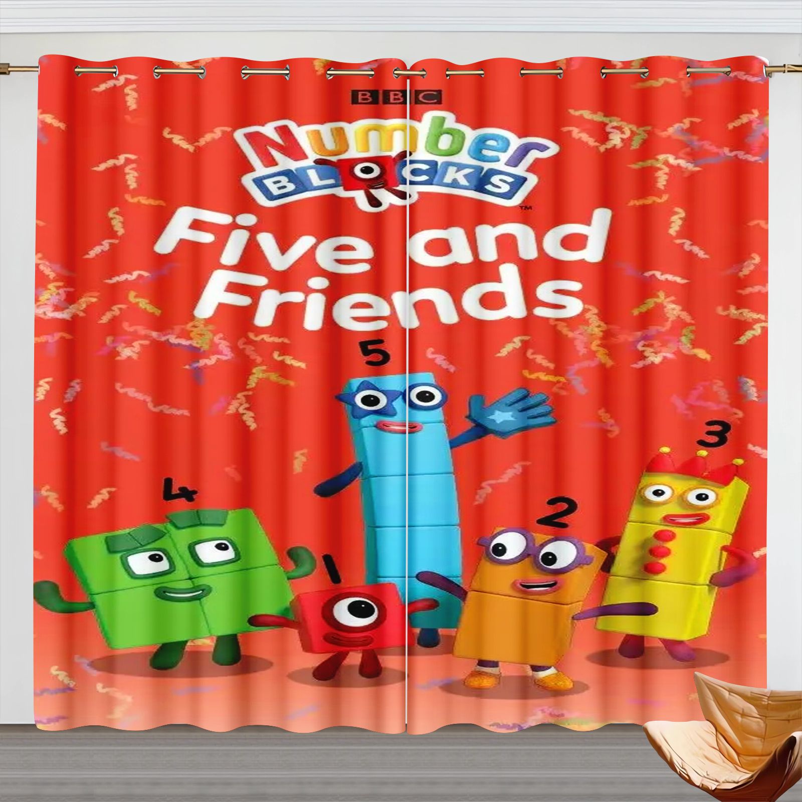 Tende con Personaggi Numberblo - Home Decor Curtain recensione e prezzo