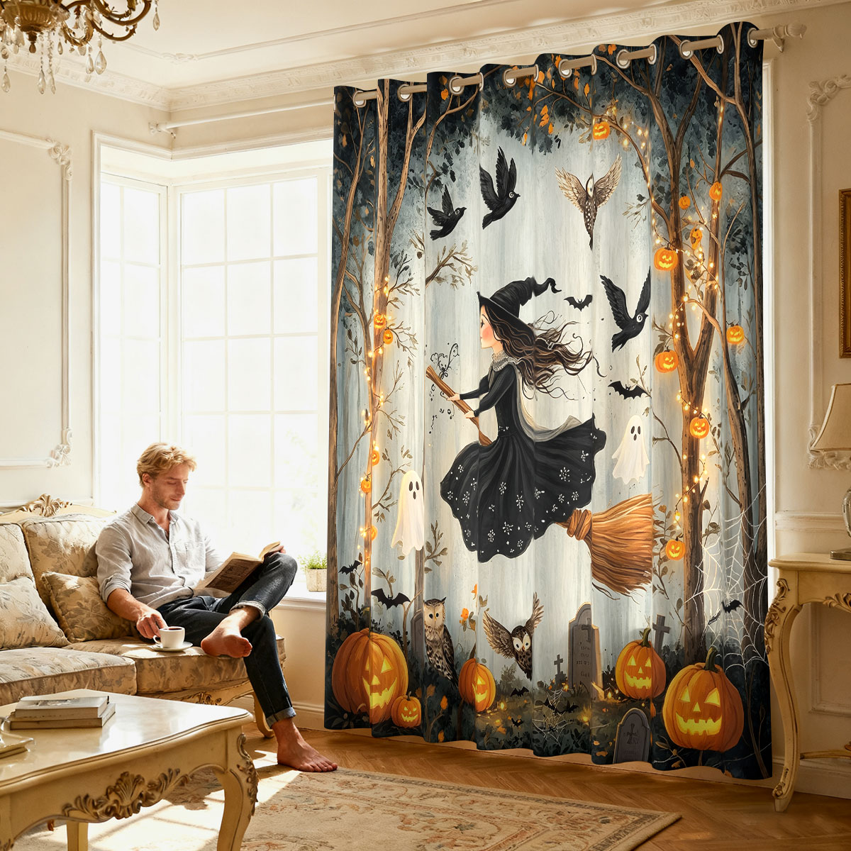 1 tenda a un unico giro con st - Home Decor Curtain recensione e prezzo