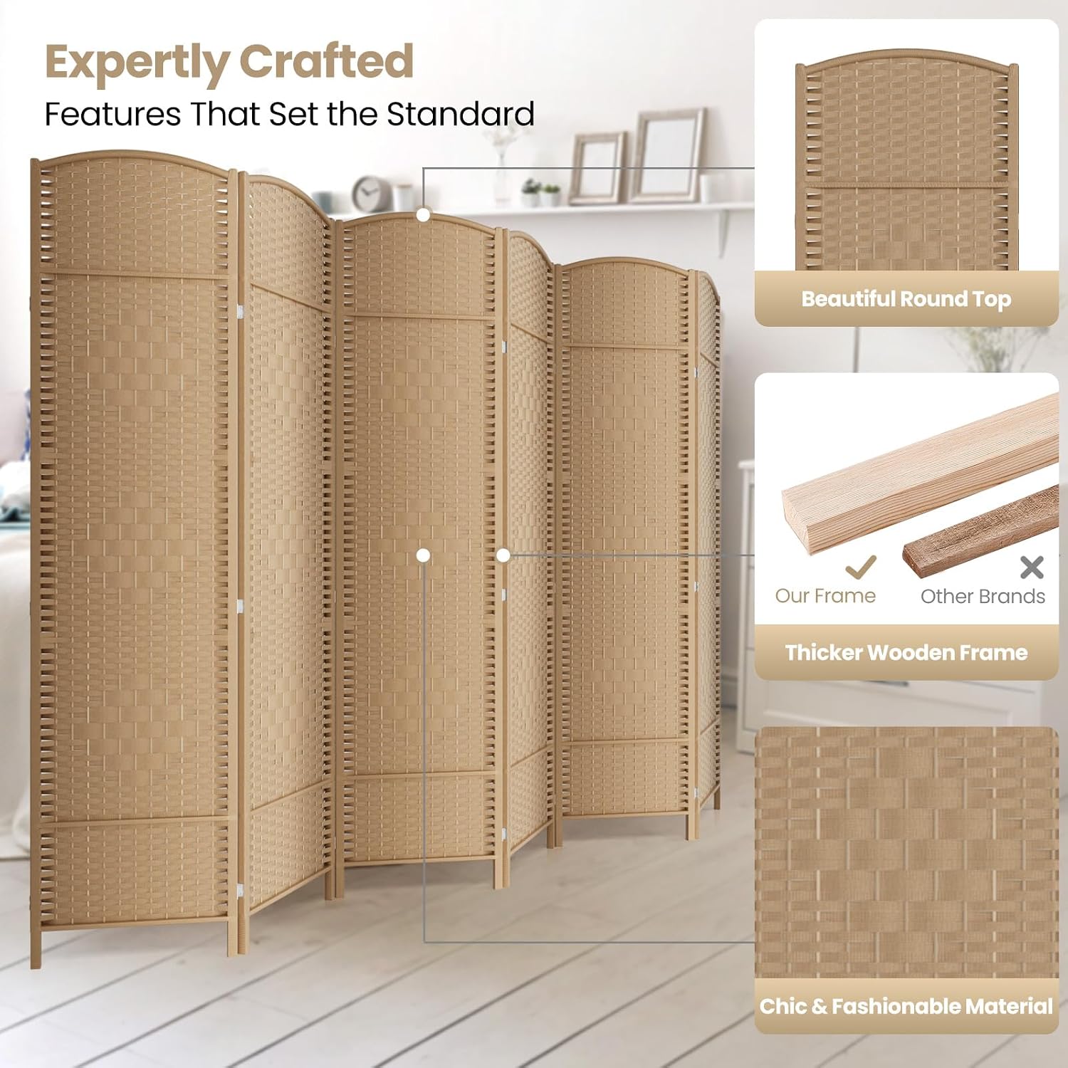 Divisorio Pieghevole a 6 Panne - Room Divider Screen recensione e prezzo