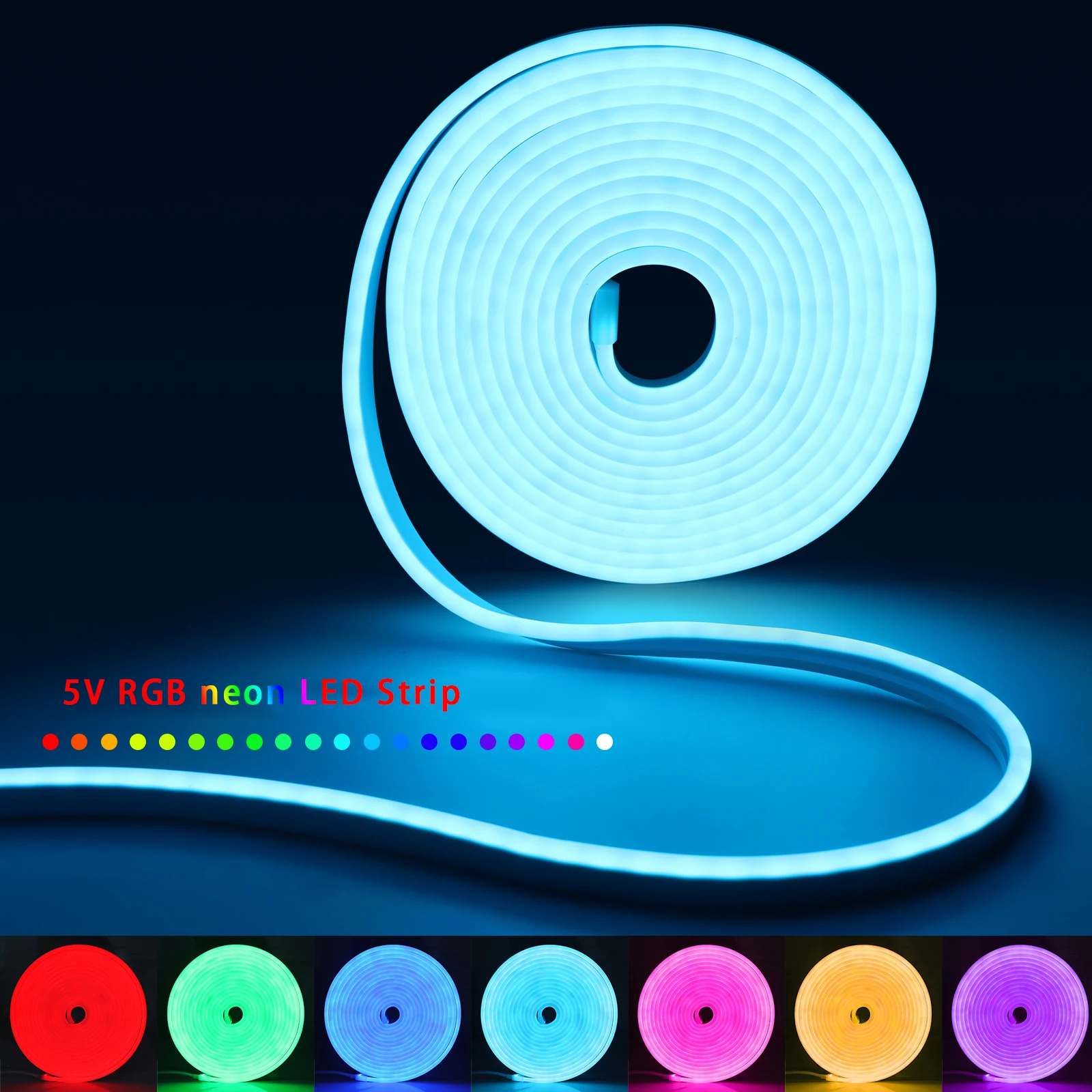 1-5m RGB LED Neon Strip Light  - Home Decor Happy recensione e prezzo