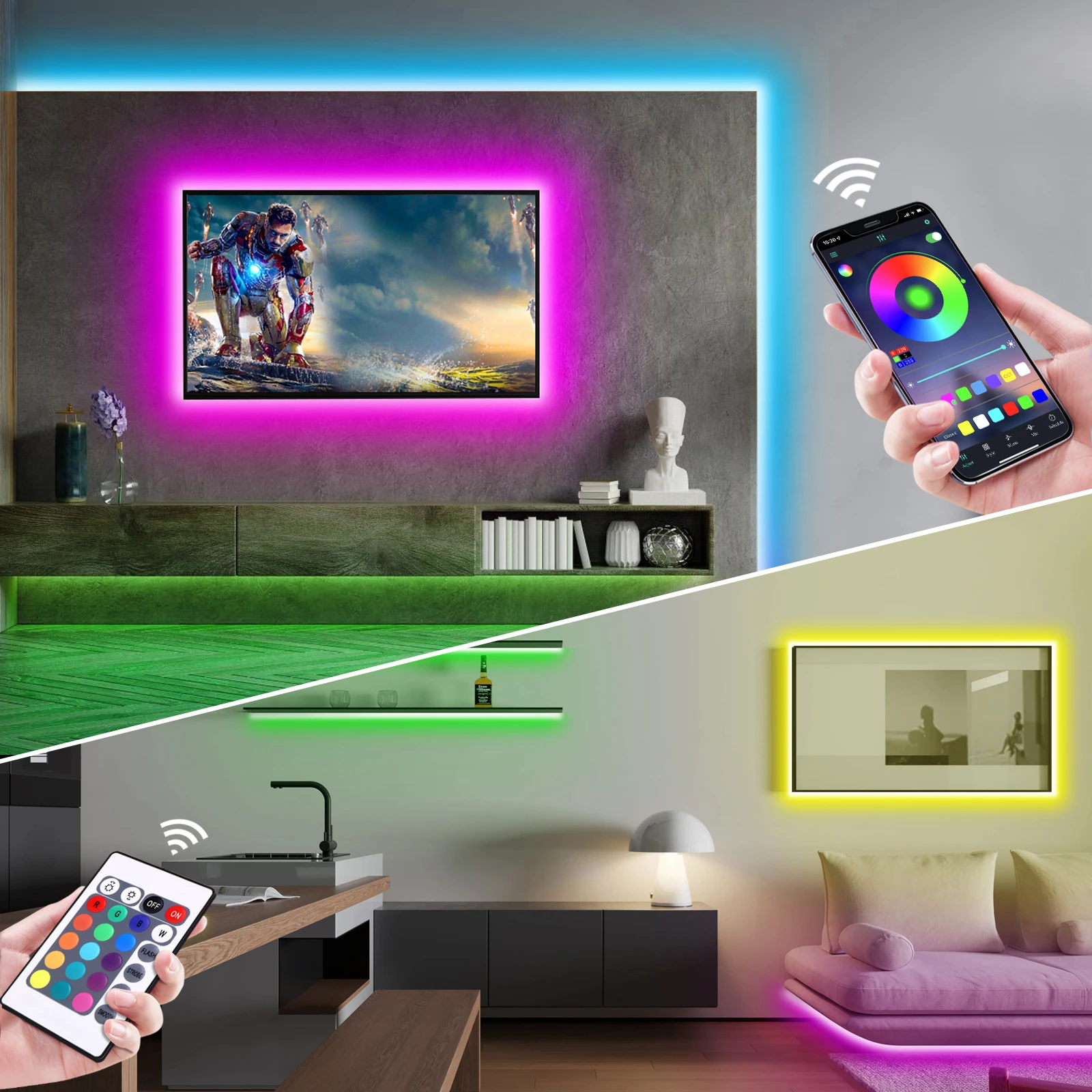 1-5m RGB LED Neon Strip Light  - Home Decor Happy recensione e prezzo